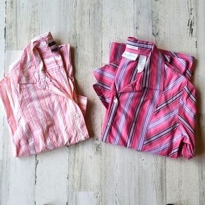 ❤️‍🔥SOLD❤️‍🔥💥BUNDLE OF 3/4 BUTTON UP SHIRTS💥